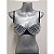 Top sutiã com spikes sutia anita figurino rock gotico - Imagem 6