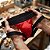 Cueca jockstrap com ligas suporte atletico fio dental Vermelha - Imagem 3