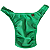 Calcinha para aquendar em Lycra Brilho verde brilho - Imagem 3