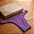 Calcinha para aquendar em Lycra Brilho mulher trans Lilas - Imagem 5