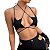 Top Biquíni Estrela Preto – biquini Feminino Sexy Ajustável - Imagem 1