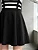 Saia Preta com Suspensório Feminina Estilo Colegial kpop coreana - Imagem 4