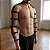 Arreio Harness masculino braços figurino elastico regulavel pescoço ombro - Imagem 1