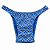 Calcinha para aquendar em Lycra alta compressao mulher trans Azul - Imagem 3