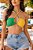 Top Cropped Amarração 7 em 1 Malha Canelada - Imagem 1