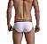 Cueca Masculina Branca com Cós Arco-Íris – Conforto Anatômico em Malha Premium - Imagem 2