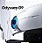 Monitor Gamer Curvo Samsung Odyssey 49" DQHD, 240Hz, 1ms, HDMI, Display Port, USB, G-sync, Freesync Premium Pro, C/Ajuste , Bivolt Branco e Preto - Imagem 4
