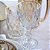 Conjunto de 6 Taças de Vidro para Bebidas com Fio de Ouro Diamond Transparente - Imagem 2