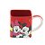 Caneca Cubo Decorativa Mickey e Minnie Namorados 300 ml - Imagem 3