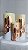 Trio Velas Base Cimento - Imagem 1