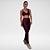 CONJUNTO FITNESS MARROM + TOP - Imagem 1