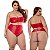 CONJUNTO SEDUÇÃO PLUS SIZE - LINHA SADO - HOT FLOWERS - Imagem 3