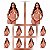 Lingerie Karamela Comestível (Chocolate Tam. G) Kt c/10 Un. - HotFlowers - Imagem 1
