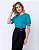 Blusa Manga 2/4 Feminina Evangélica Verde Manga Bufante Moda Executiva Social - Imagem 4
