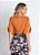 Blusa Caramelo com Babado Assimétrico - Imagem 2