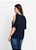 Blusa Azul com Ombros Vazados - Imagem 5