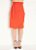 Saia Clochard Laranja com Fenda Frontal e Faixa - Imagem 3