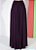 Saia Longa Roxa Transpassada com Cintura Alta e Cós Ajustável - Imagem 5