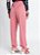 Calça Jogger Rosa com Amarração na Barra e Elástico na Cintura - Imagem 2