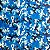 camuflado azul pequeno - Tamanho 1M X 50CM - Imagem 5