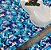 camuflado azul pequeno - Tamanho 1M X 50CM - Imagem 3