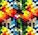 Comeia colorida - Tamanho 1M X 50CM - Pintura Hidrografica WTP - Imagem 1
