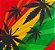 Reggae marijuana - Tamanho 1M X 50CM - Pintura Hidrografica WTP - Imagem 1