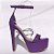 Sandália Salto 15 Meia Pata Roxa - Imagem 3