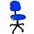 Cadeira Executiva Ergonômica Giratória Para Escritório Com Regulagem de Altura Azul - Imagem 1