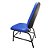 Cadeira Para Obeso Cadeirão Fixo Estofado Maxx Reforçada Até 170 Kg Courvin Azul - Imagem 4