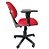 Cadeira Giratória Executiva Ergonômica Com Regulagem Back System NR17 Para Escritório JS Vermelha - Imagem 2