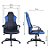 Cadeira Gamer Presidente Giratória Ergonômica Reclinável Azul - Imagem 6