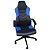Cadeira Gamer Presidente Giratória Ergonômica Reclinável Azul - Imagem 3
