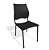 Cadeira Fixa Metal Versat Plasxtica Para Escritório Escolas Recepção Preta - Imagem 5