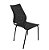 Cadeira Fixa Metal Versat Plasxtica Para Escritório Escolas Recepção Preta - Imagem 4