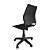 Cadeira de Escritorio Giratoria Versat Para Recepção Com Regulagem de Altura Plastico Preta - Imagem 4