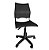 Cadeira de Escritorio Giratoria Versat Para Recepção Com Regulagem de Altura Plastico Preta - Imagem 2