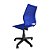 Cadeira de Escritorio Giratoria Versat Para Recepção Com Regulagem de Altura Plastico Azul - Imagem 4