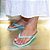 Chinelo STE64 Feminino ABS Pedrinha Cristal Acqua - Imagem 2