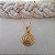 Colar Dourado com Pingente - Imagem 1