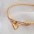 Bracelete Coração Dourado - Imagem 3