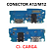 PLACA CONECTOR DE CARGA A12 / M12 DOCK A125 /  COM MICROFONE E CI DE CARGA RAPIDA - Imagem 1
