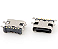 CONECTOR DE CARGA UNIVERSAL TIPO C 6 PINOS Vertical - Imagem 1