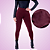 Legging Flanelada Bordo - Imagem 1