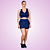 Conjunto Top Nadador + Shorts Saia - Imagem 9