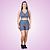 Conjunto Top Nadador + Shorts com Bolso Suplex - Imagem 13