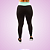 Legging Eletric - Preto e Azul - Imagem 2