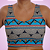 Top Active Power - Azul e Preto - Imagem 1
