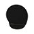 mouse pad com apoio ergonômico preto - Imagem 1