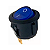 Botão Interruptor Com Led Redondo Simples - Azul 10a -250v - Imagem 2